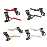 CNC ultra-lightweight brake lever set in black for 22.2 mm flat and riser bars
