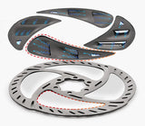 6 Holes Aero Brake Disc (160 mm) - by xfixxi bikes canada - aerodynamic