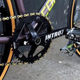 INTRO 7 48T HollowTech crankset mounted on fixie drivetrain for city riding