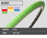Kenda K193 Colour Fixie Tire 700 28c - New Version - by XFIXXI Bikes Canada - Lime